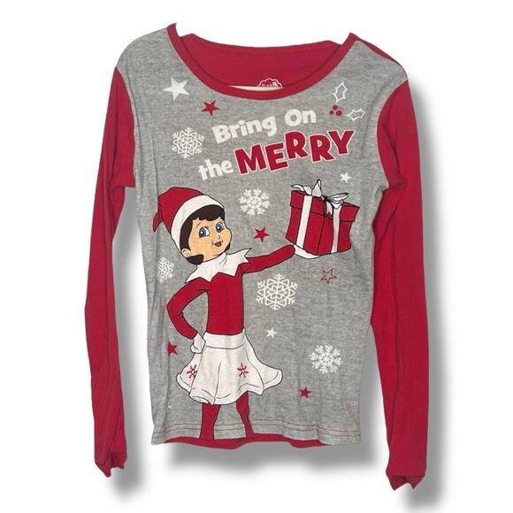 Kids 2 Piece Elf on the Shelf Bring on the Merry PJ Set Size 10 - Picture 1 of 5